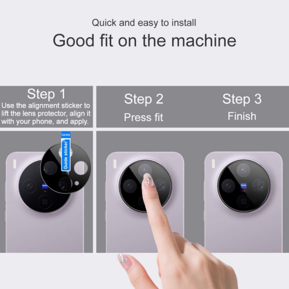 Lensbeschermer Van Gehard Glas Voor Vivo X300 (zwarte Versie)