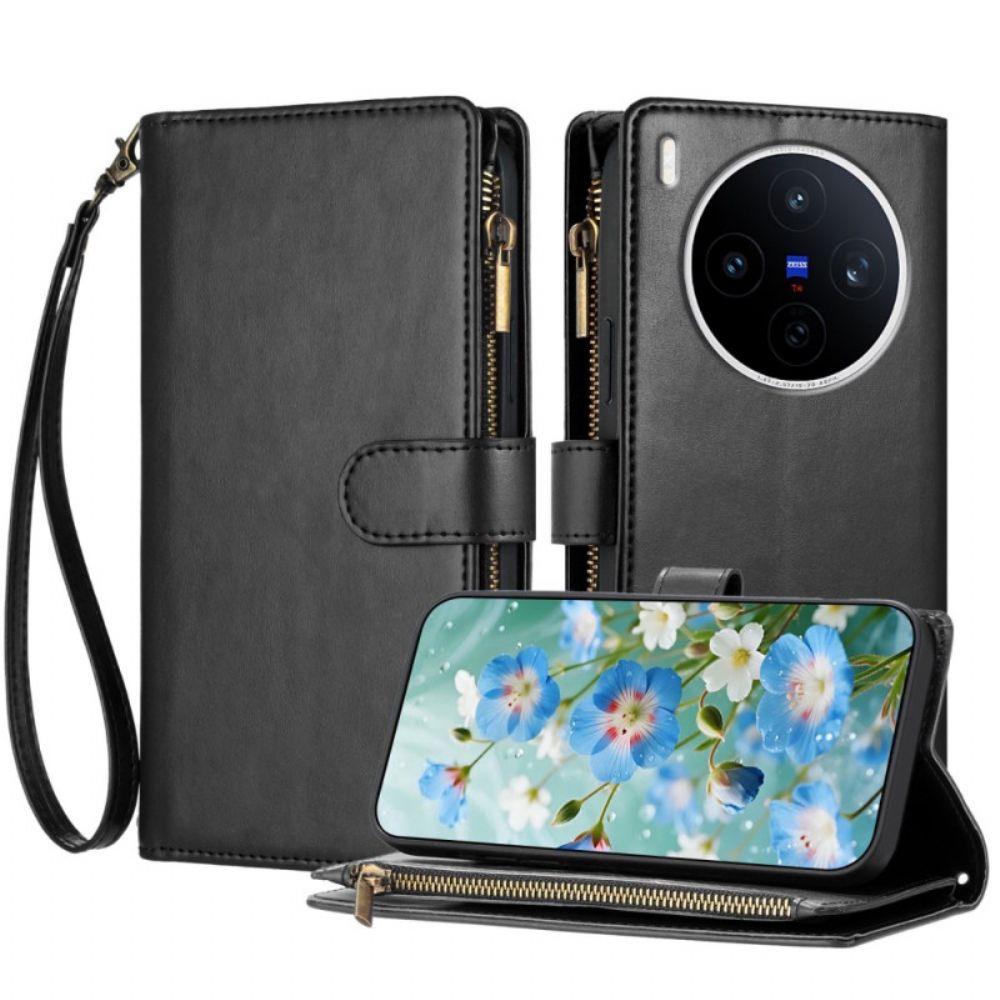 Leren Hoesje Vivo X300 Portemonnee Bescherming Hoesje