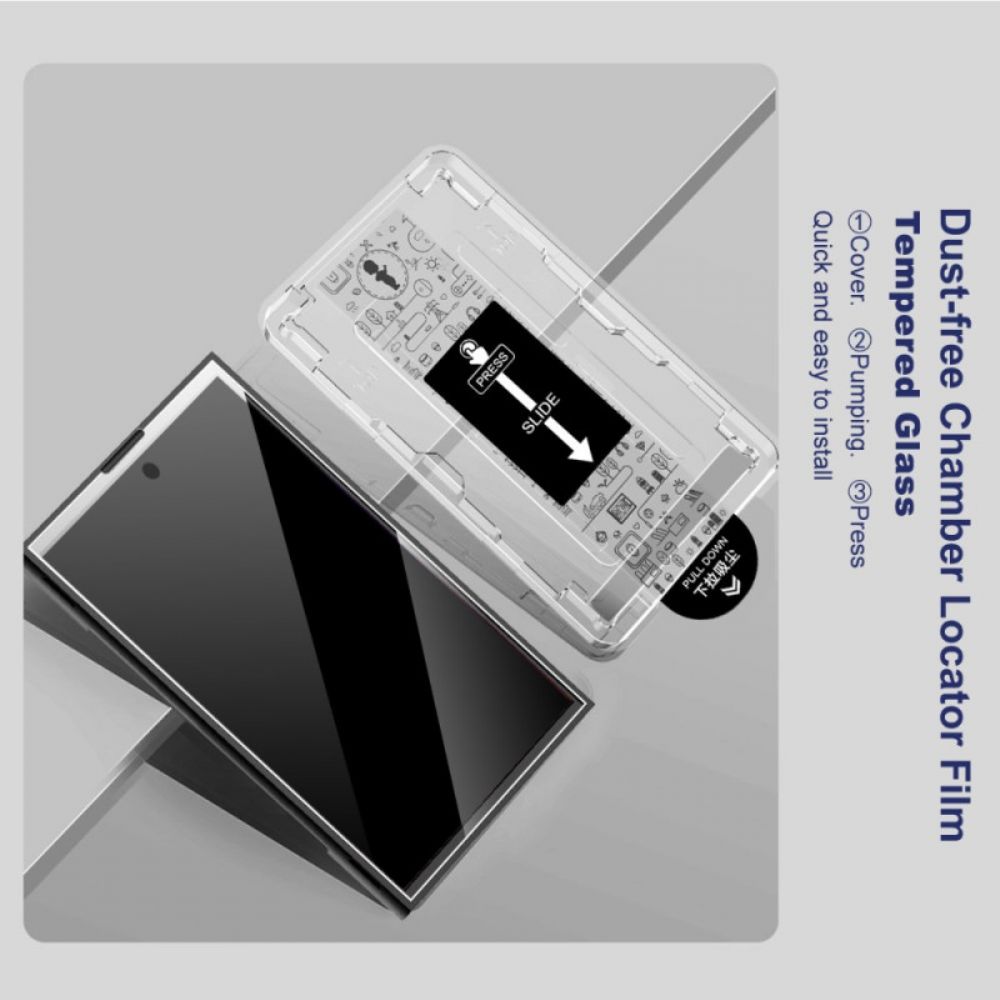 Schermbeschermer Van Gehard Glas Voor Vivo X300 Installatieframe (compatibel Met Vingerafdrukontgrendeling)