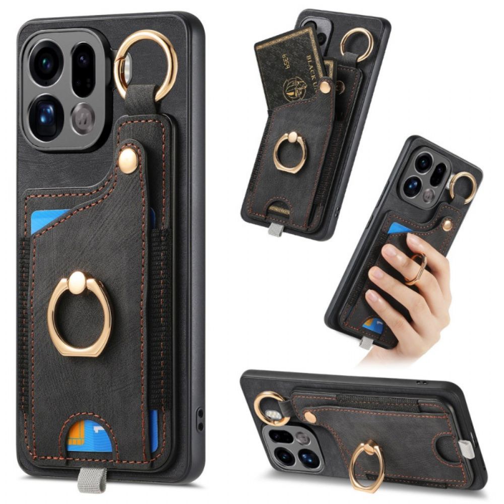 Case Hoesje Oppo Find X9 Pro 5g Telefoonhoesje Kaarthouder En Ringhouder