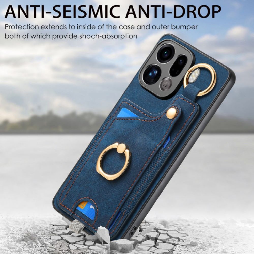 Case Hoesje Oppo Find X9 Pro 5g Telefoonhoesje Kaarthouder En Ringhouder