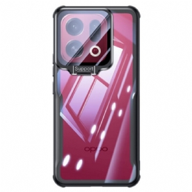 Case Hoesje Oppo Find X9 Pro 5g Telefoonhoesje Transparant Met Standaard En Camerabescherming