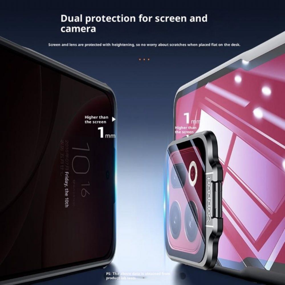Case Hoesje Oppo Find X9 Pro 5g Telefoonhoesje Transparant Met Standaard En Camerabescherming