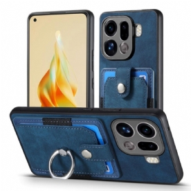 Cover Hoesje Oppo Find X9 Pro 5g Telefoonhoesje Kaarthouder En Ring