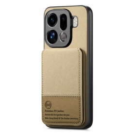 Hoesje Oppo Find X9 Pro 5g Kaarthouder En Rfid-bescherming Bescherming Hoesje