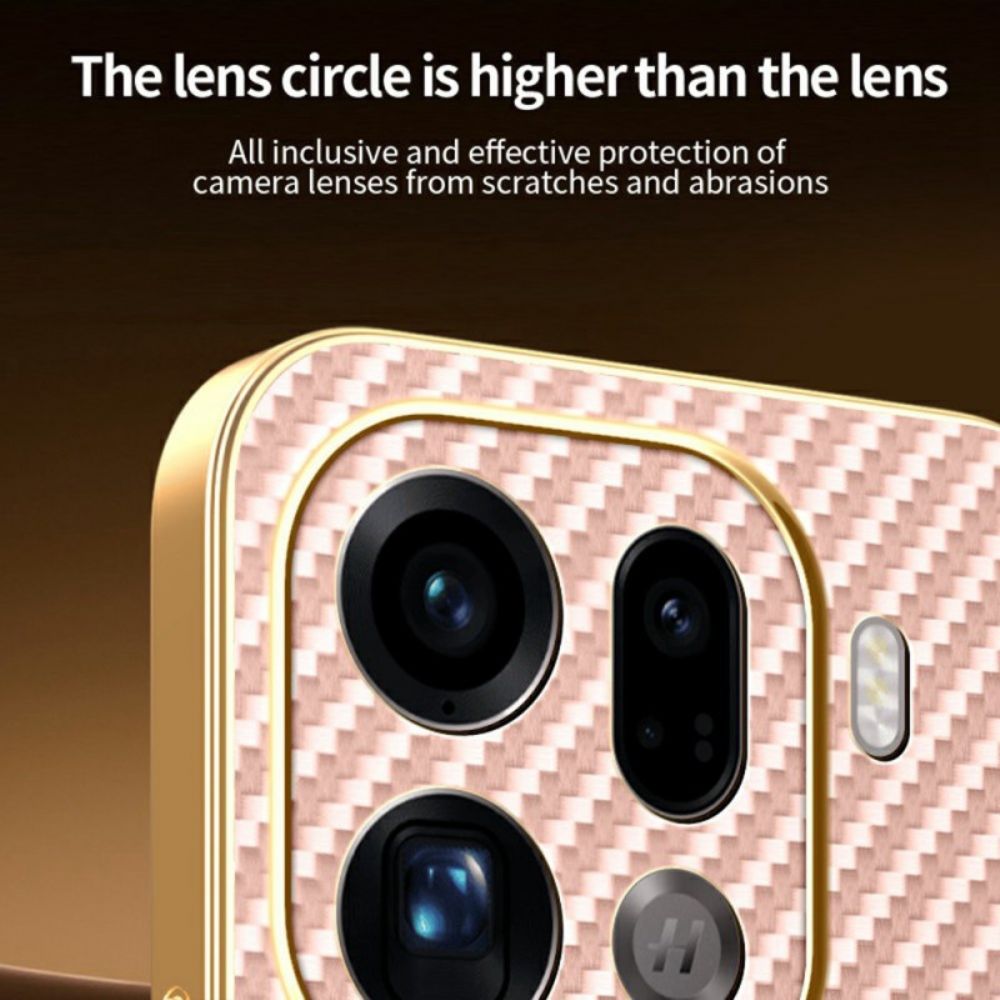 Hoesje Oppo Find X9 Pro 5g Koolstofvezelstructuur