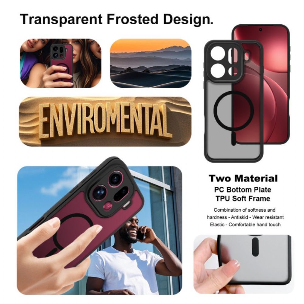 Hoesje Oppo Find X9 Pro 5g Magnetische Safe Ux-9b Imak Bescherming Hoesje