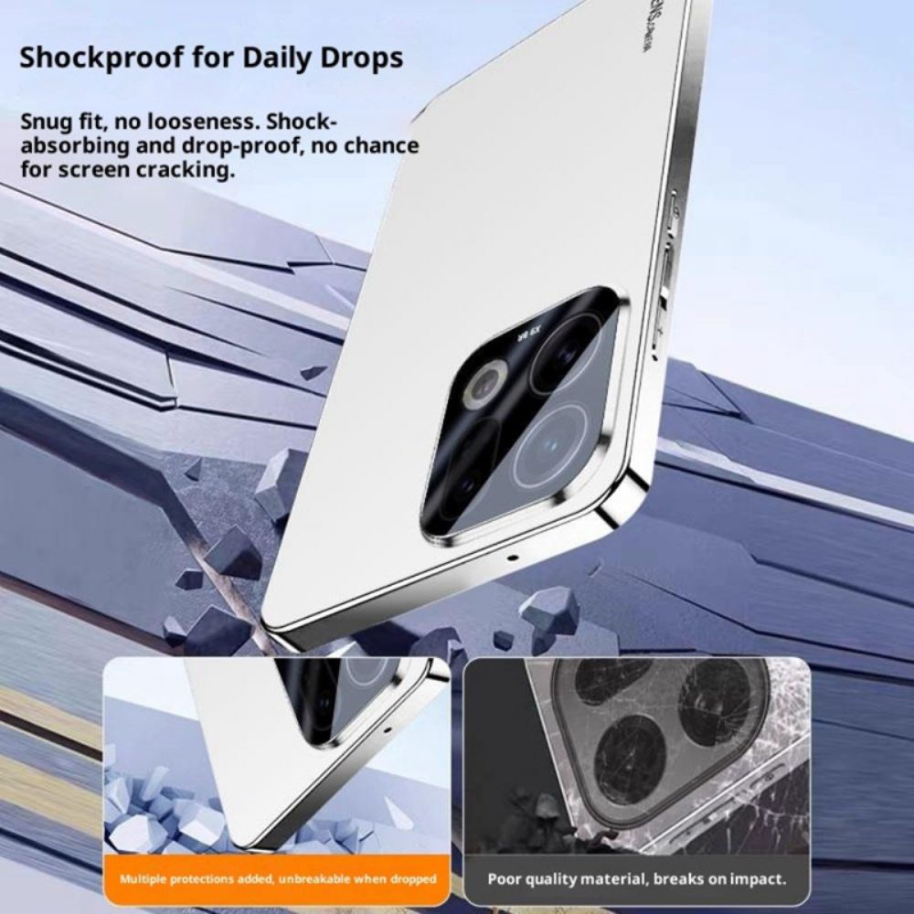 Hoesje Voor Oppo Find X9 Pro 5g Krasbestendig Elektrolytisch Frame