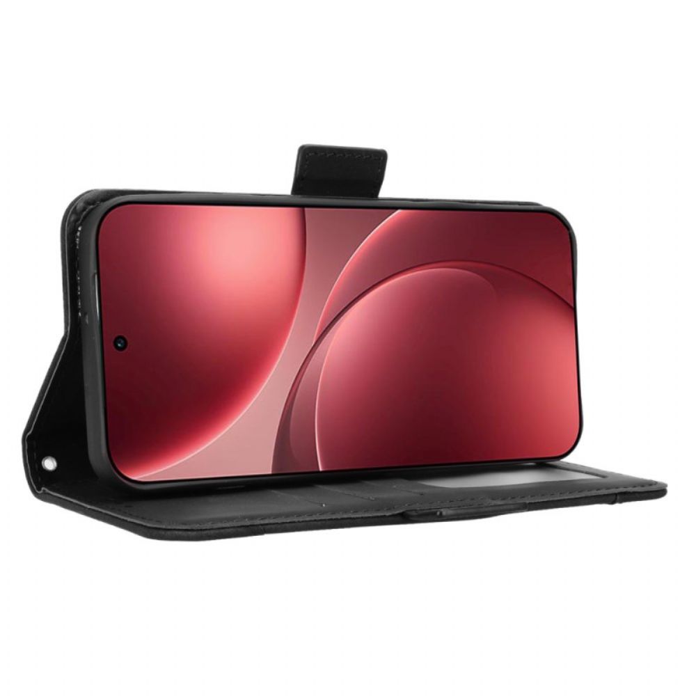 Leren Hoesje Voor Oppo Find X9 Pro 5g Meerdere Kaartsleuven