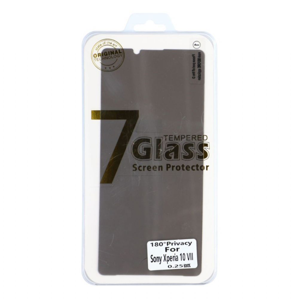 Anti-spionage Screenprotector Van Gehard Glas Voor Sony Xperia 10 Vii