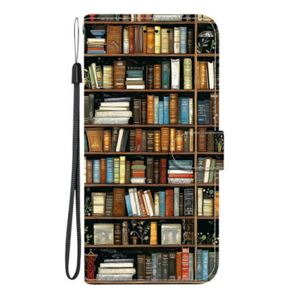 Flip Case Leren Sony Xperia 10 Vii Boekenplank