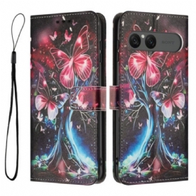 Folio-hoesje Sony Xperia 10 Vii Libellenboom