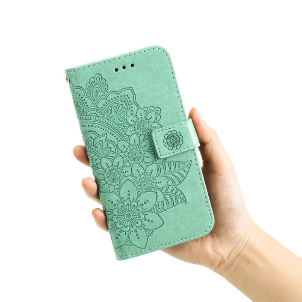Folio-hoesje Sony Xperia 10 Vii Telefoonhoesje Mandala-print