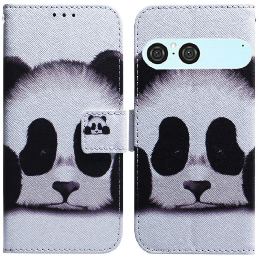 Folio-hoesje Sony Xperia 10 Vii Telefoonhoesje Panda
