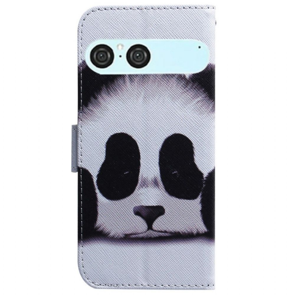 Folio-hoesje Sony Xperia 10 Vii Telefoonhoesje Panda