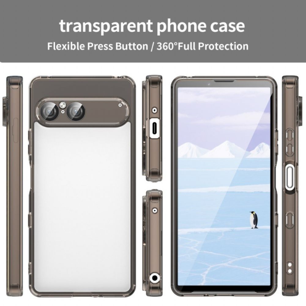 Hoesje Sony Xperia 10 Vii Transparant Siliconen