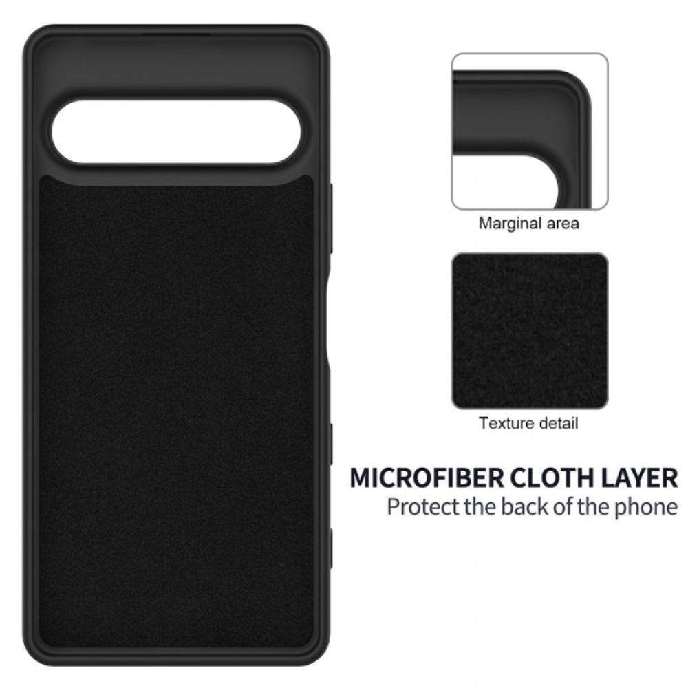 Hoesje Voor Sony Xperia 10 Vii Siliconen Met Bandje