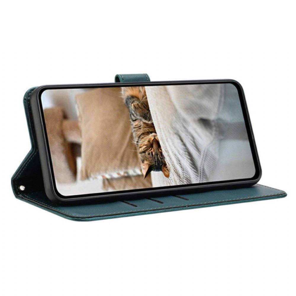 Leren Hoesje Sony Xperia 10 Vii Katten Met Bandje