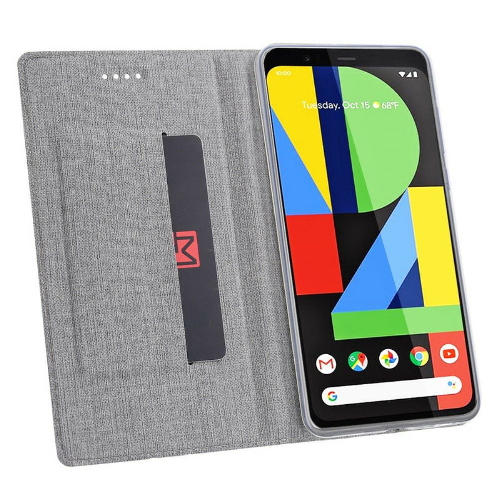 Bescherming Hoesje voor Google Pixel 4 Folio-hoesje Getextureerd