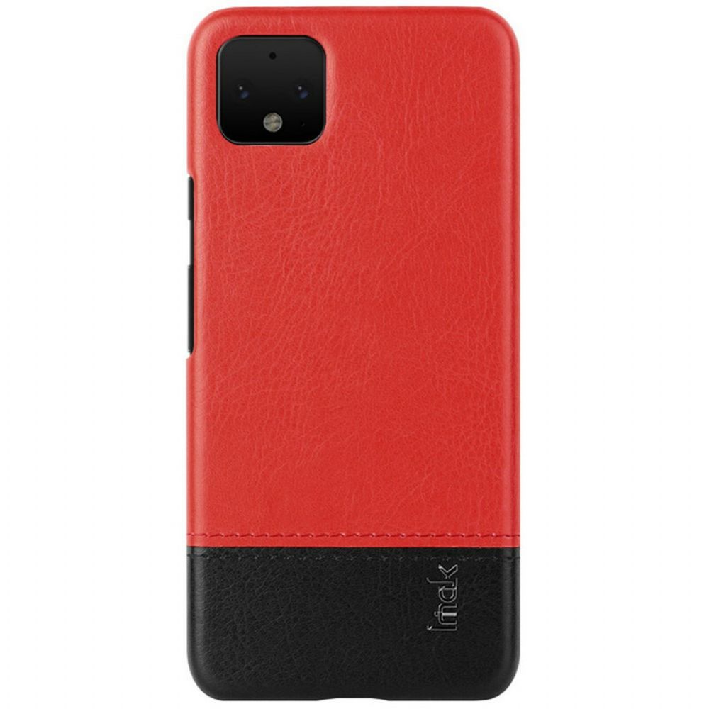 Hoesje voor Google Pixel 4 Imak Ruiyi-serie Leereffect