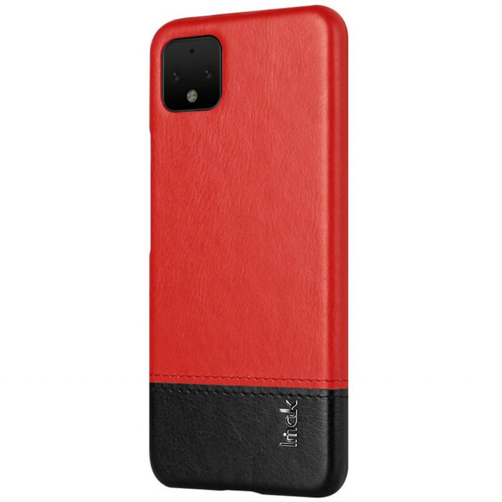 Hoesje voor Google Pixel 4 Imak Ruiyi-serie Leereffect