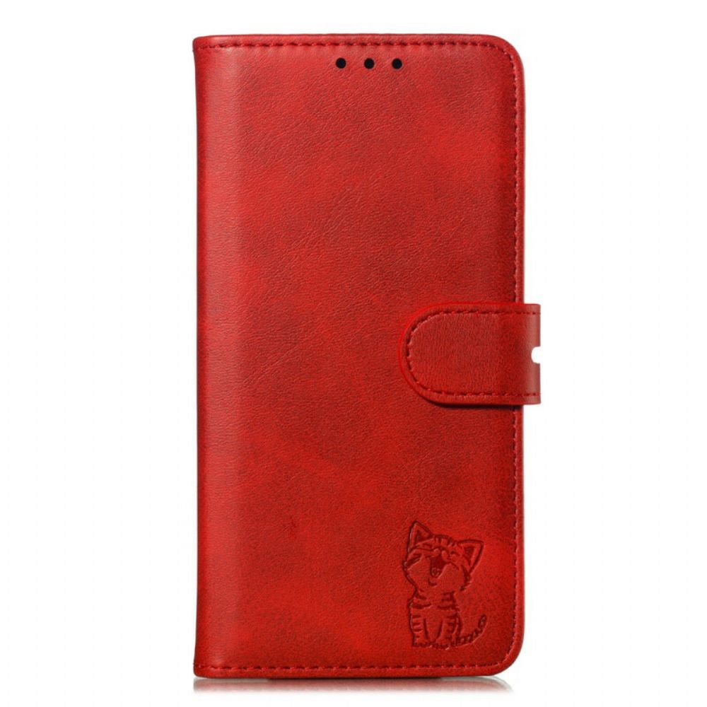 Leren Hoesje voor Google Pixel 4 Minikatje