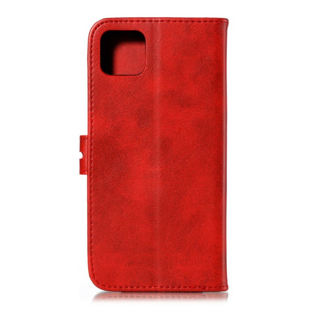 Leren Hoesje voor Google Pixel 4 Minikatje