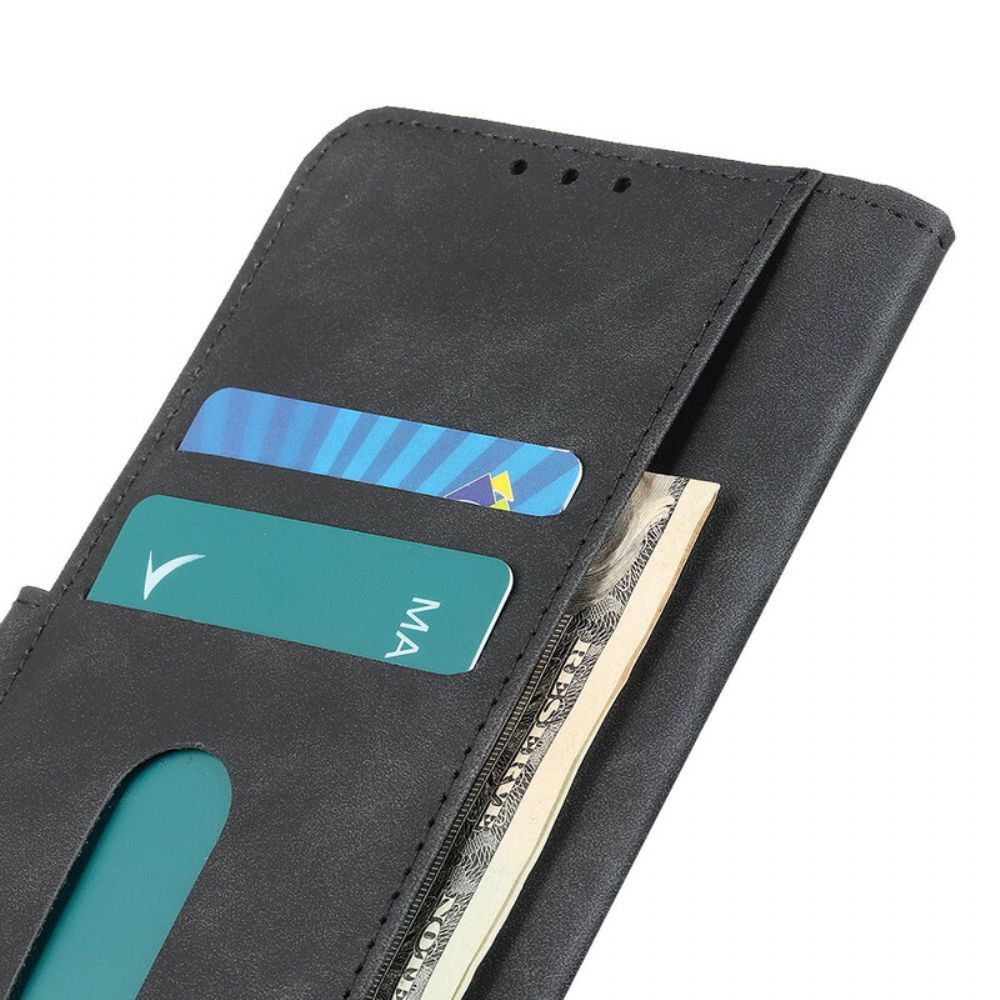 Flip Case voor Asus Zenfone 8 Mat Vintage Leereffect Khazneh