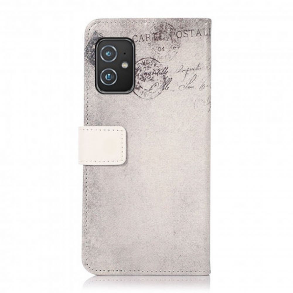Flip Case voor Asus Zenfone 8 Reizende Kat