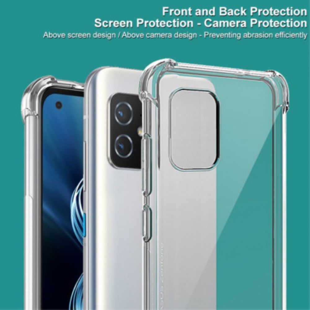 Telefoonhoesje voor Asus Zenfone 8 Transparant Zijdeachtig Imak