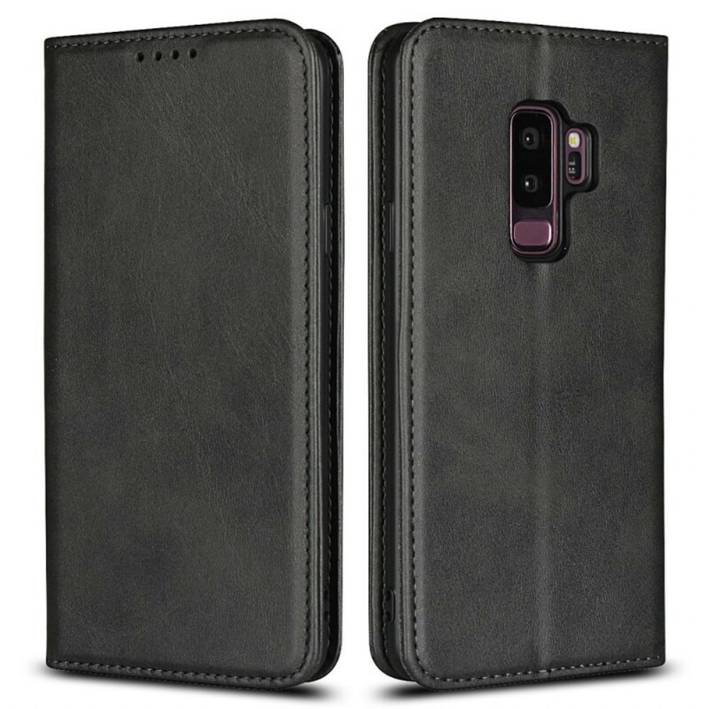 Bescherming Hoesje voor Samsung Galaxy S9 Plus Folio-hoesje Kunstleer Stiksels