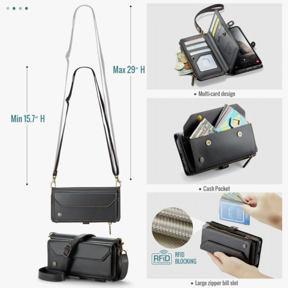 Bescherming Hoesje Samsung Galaxy A17 4g / 5g 10 Caseme-kaarthouders