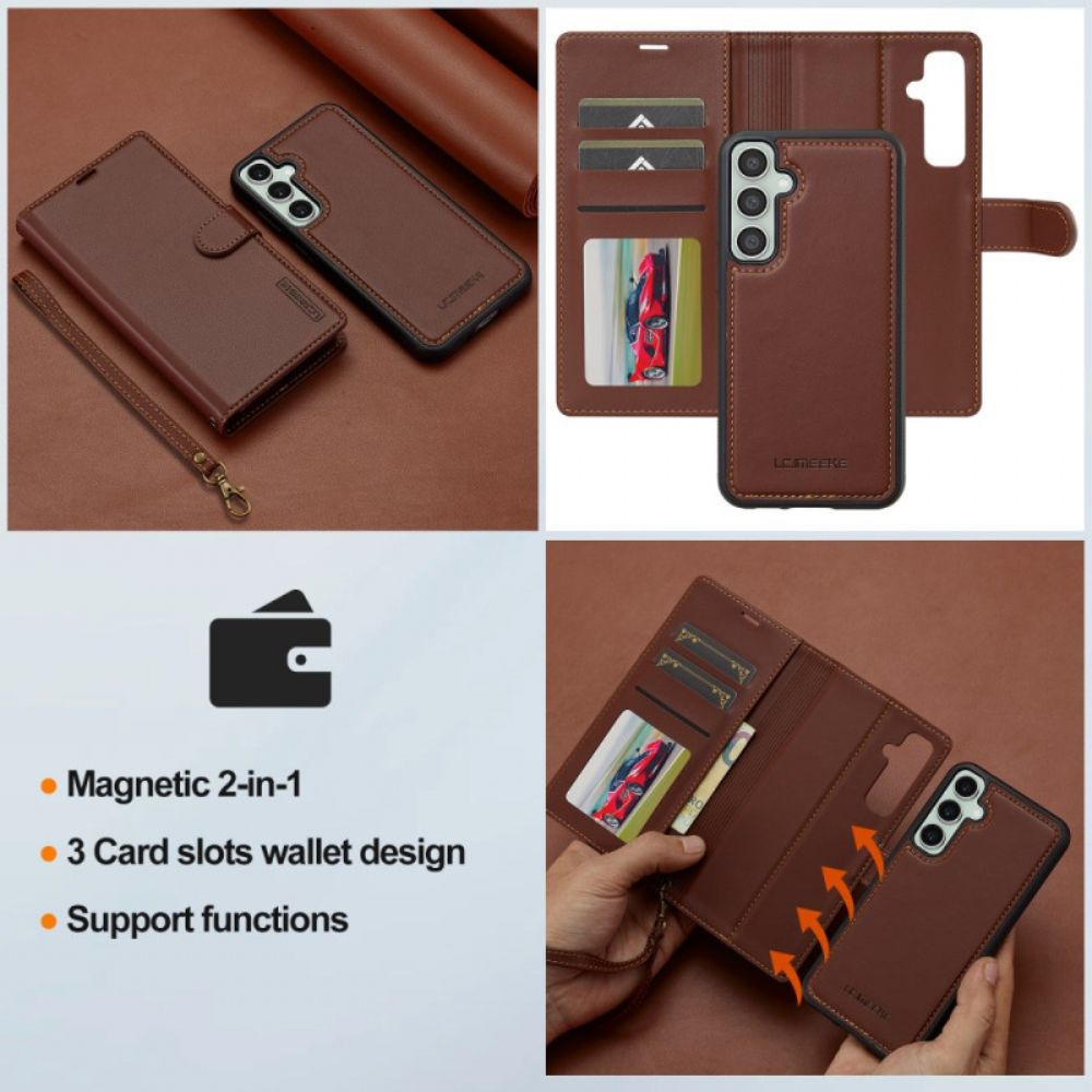 Bescherming Hoesje Samsung Galaxy A17 4g / 5g Afneembare Hoes Lc.imeeke