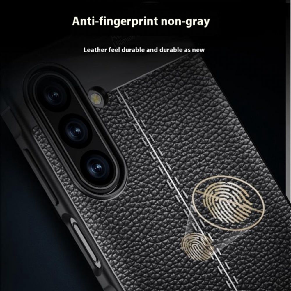 Case Hoesje Samsung Galaxy A17 4g / 5g Telefoonhoesje Lychee Textuur