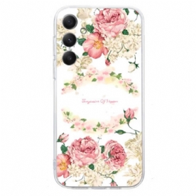 Case Hoesje Samsung Galaxy A17 4g / 5g Telefoonhoesje Vintage Rozen