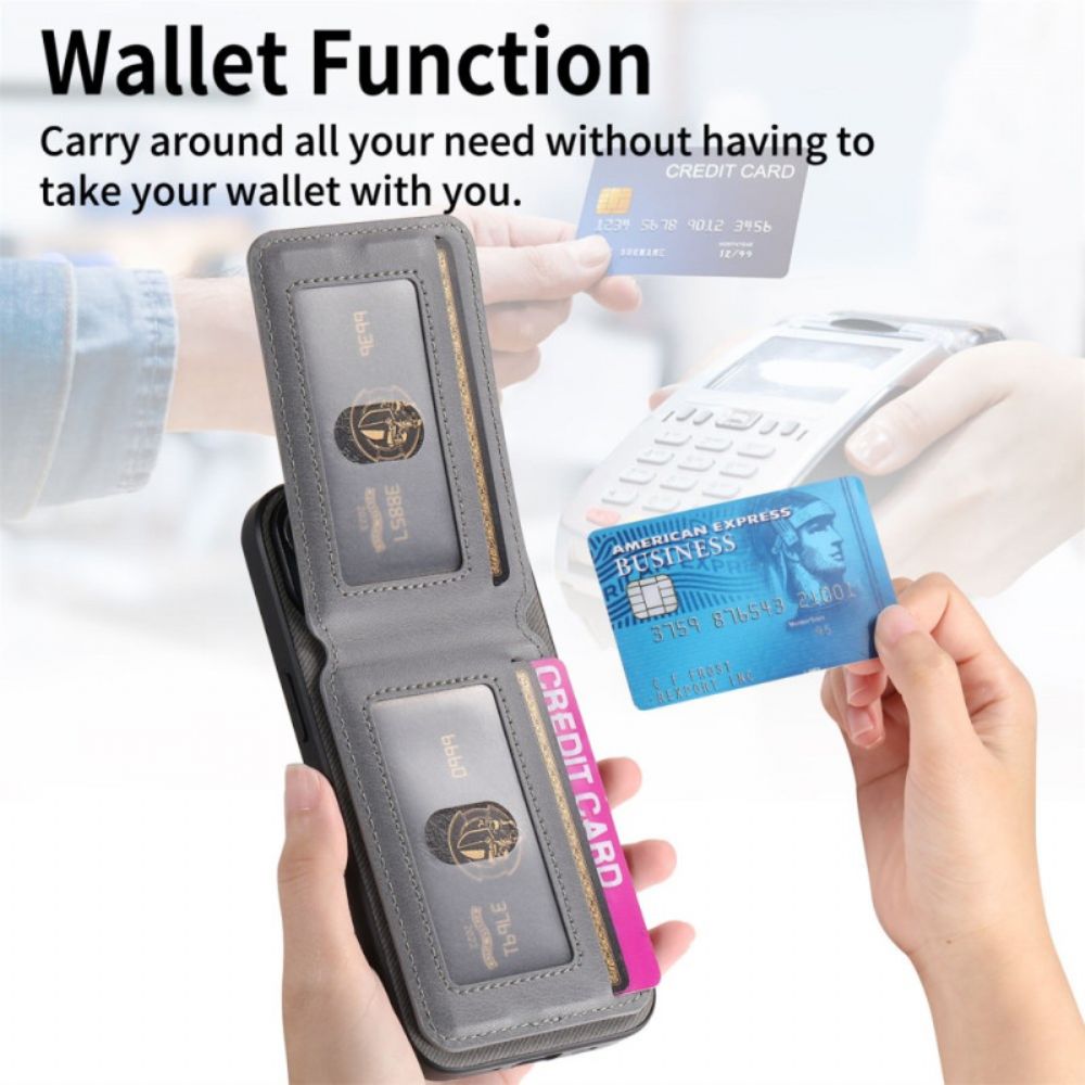 Cover Hoesje Samsung Galaxy A17 4g / 5g Telefoonhoesje Kaarthouder En Rfid-bescherming