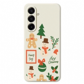 Cover Hoesje Samsung Galaxy A17 4g / 5g Telefoonhoesje Kerstmis