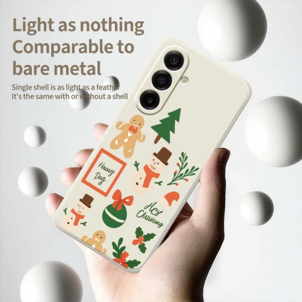 Cover Hoesje Samsung Galaxy A17 4g / 5g Telefoonhoesje Kerstmis