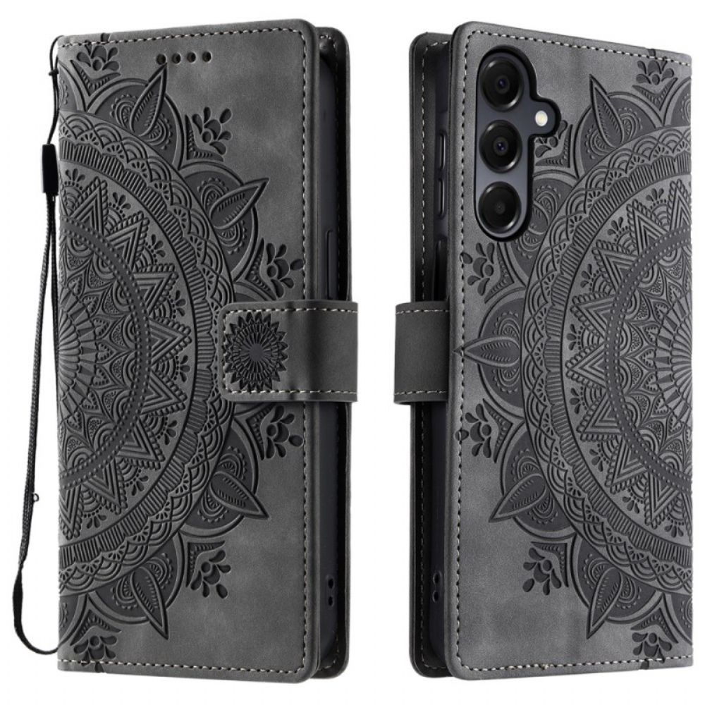 Flip Case Leren Samsung Galaxy A17 4g / 5g Mandala Suède-effect