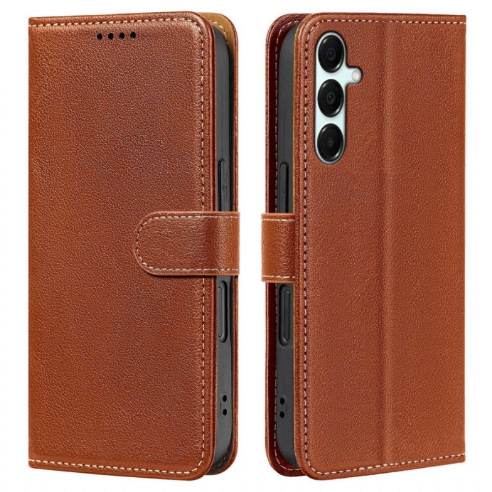 Flip Case Leren Samsung Galaxy A17 4g / 5g Muntvakje En Rfid-bescherming