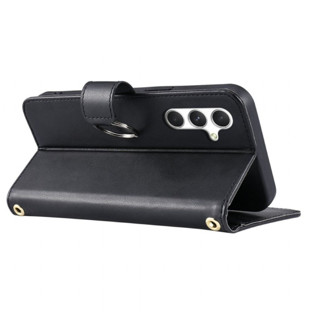 Folio-hoesje Samsung Galaxy A17 4g / 5g Gewatteerd Ontwerp