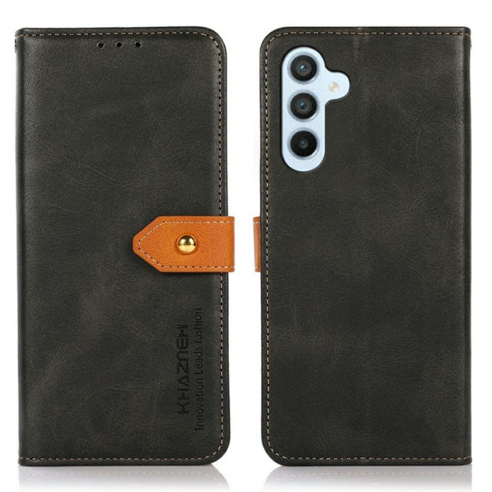 Folio-hoesje Samsung Galaxy A17 4g / 5g Khazneh Gouden Sluiting