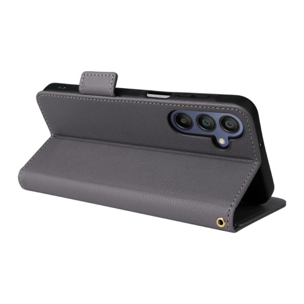 Folio-hoesje Samsung Galaxy A17 4g / 5g Kunstleer Met Bandje