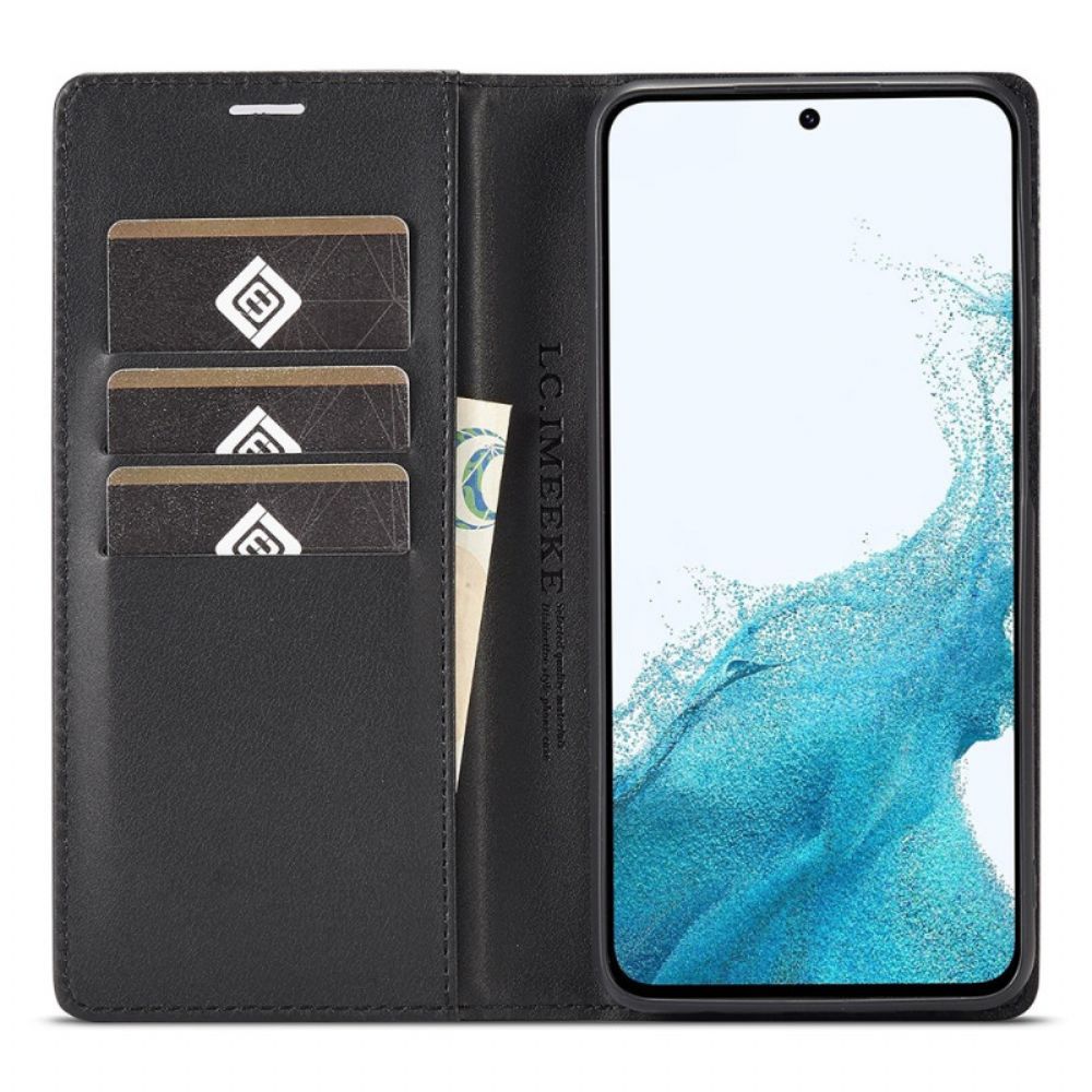 Folio-hoesje Samsung Galaxy A17 4g / 5g Lc.imeeke Koolstofvezel Bescherming Hoesje