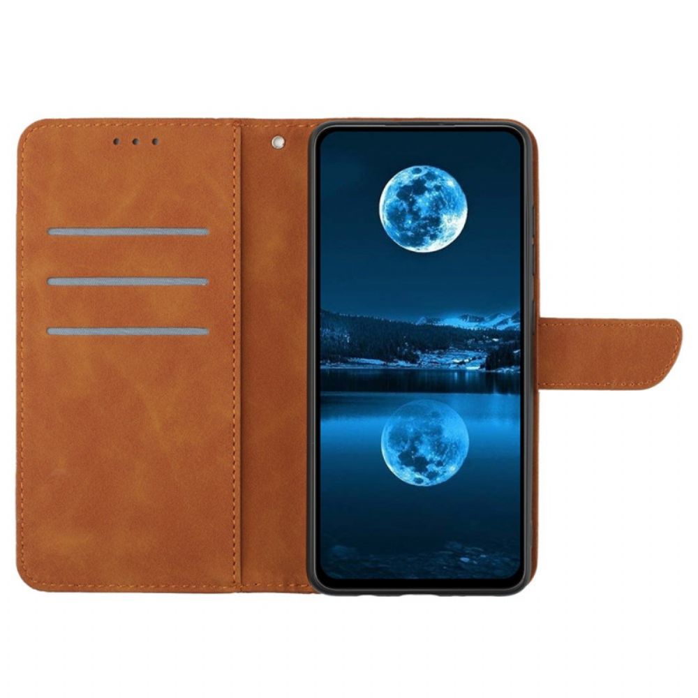 Folio-hoesje Samsung Galaxy A17 4g / 5g Lijnen En Strepen