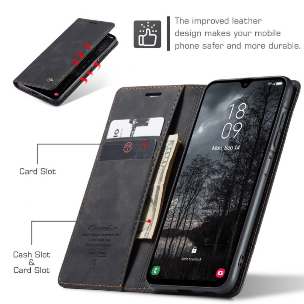 Folio-hoesje Samsung Galaxy A17 4g / 5g Suède-effect Caseme