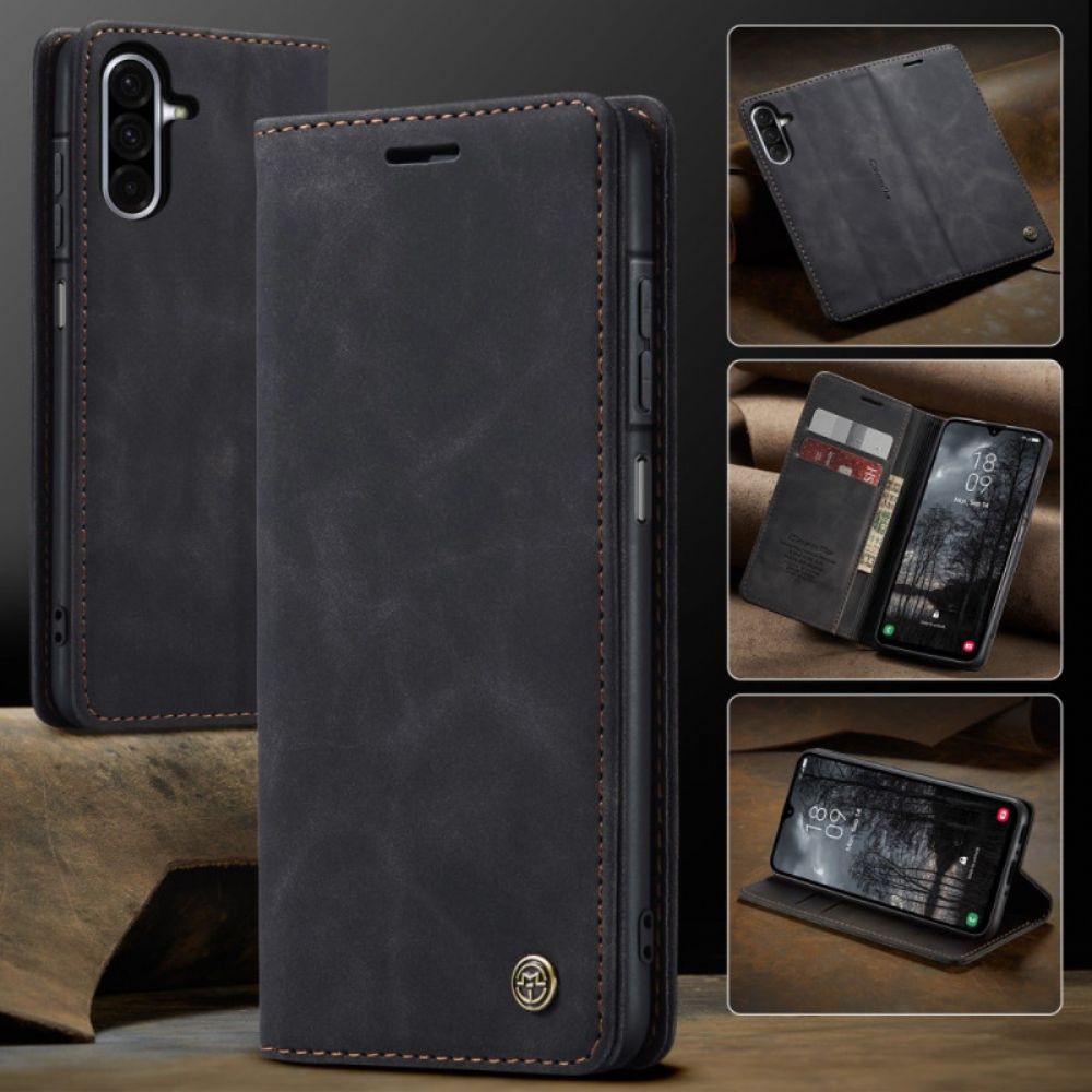 Folio-hoesje Samsung Galaxy A17 4g / 5g Suède-effect Caseme