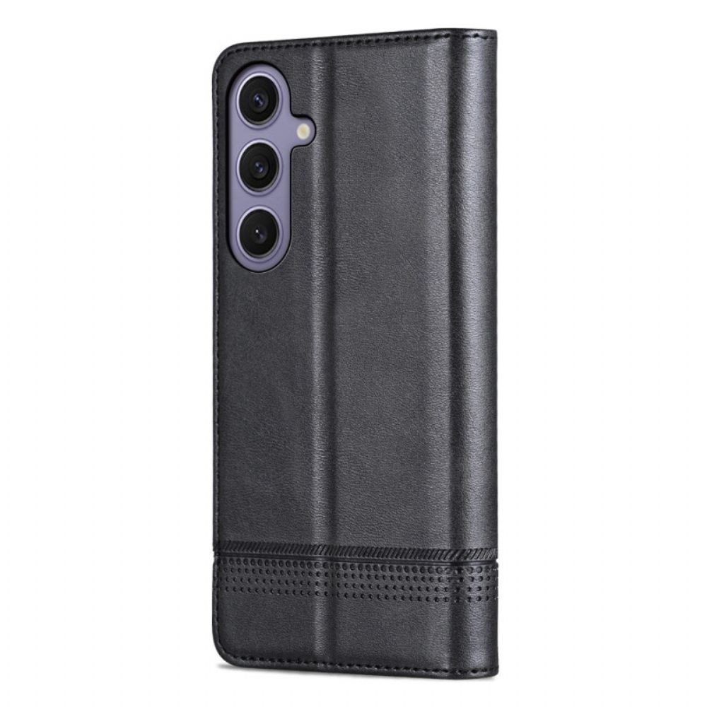 Folio-hoesje Samsung Galaxy A17 4g / 5g Telefoonhoesje Azns Leer-effect