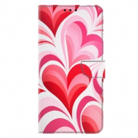 Folio-hoesje Samsung Galaxy A17 4g / 5g Telefoonhoesje Liefdespatroon