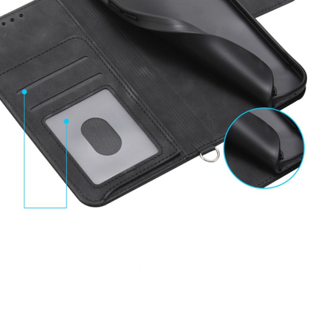 Folio-hoesje Samsung Galaxy A17 4g / 5g Telefoonhoesje Portemonnee Met Kant En Suède-effect